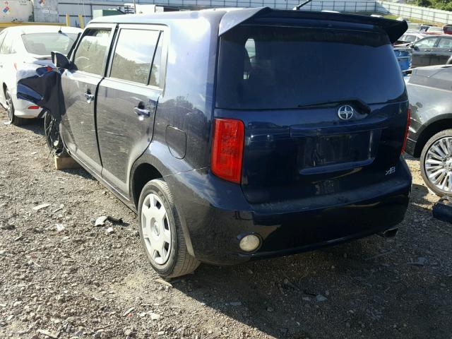 JTLKE50E081027146 - 2008 TOYOTA SCION XB ლურჯი ფოტო 3