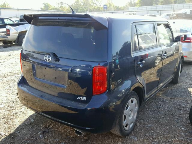 JTLKE50E081027146 - 2008 TOYOTA SCION XB ლურჯი ფოტო 4