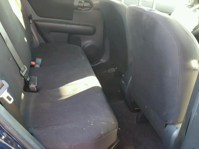 JTLKE50E081027146 - 2008 TOYOTA SCION XB ლურჯი ფოტო 6