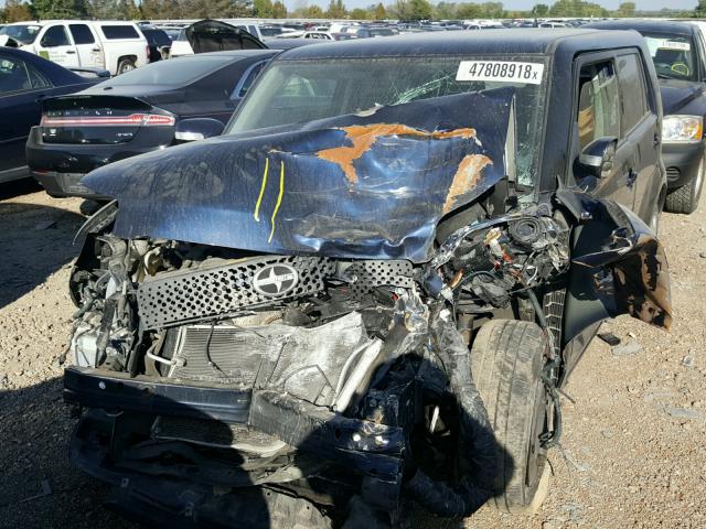 JTLKE50E081027146 - 2008 TOYOTA SCION XB ლურჯი ფოტო 9