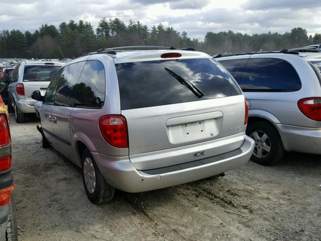 1C4GJ45323B168625 - 2003 CHRYSLER VOYAGER LX SILVER photo 3