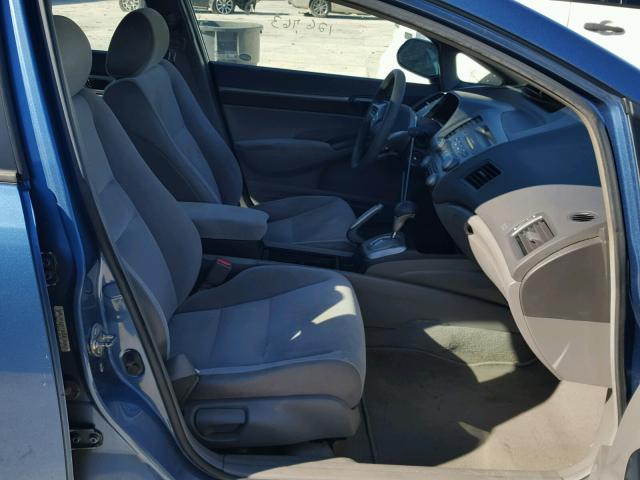 1HGFA16856L094105 - 2006 HONDA CIVIC EX BLUE photo 5