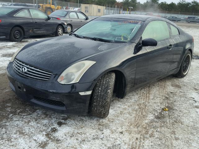 JNKCV54E93M210805 - 2003 INFINITI G35 BLACK photo 2