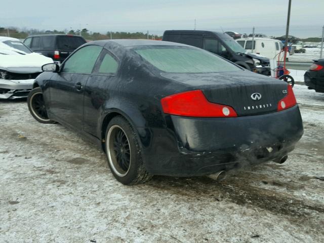 JNKCV54E93M210805 - 2003 INFINITI G35 BLACK photo 3