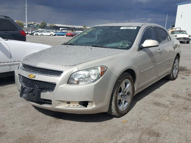 1G1ZH57B69F237888 - 2009 CHEVROLET MALIBU 1LT GOLD photo 2