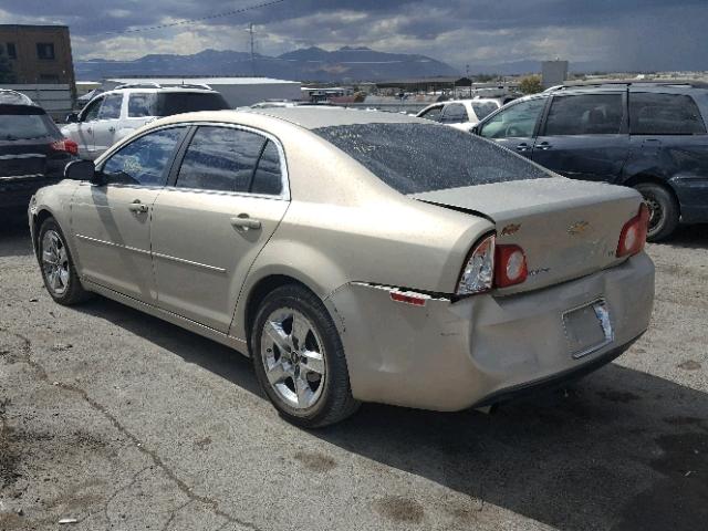 1G1ZH57B69F237888 - 2009 CHEVROLET MALIBU 1LT GOLD photo 3