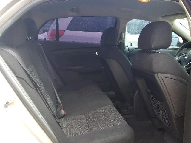 1G1ZH57B69F237888 - 2009 CHEVROLET MALIBU 1LT GOLD photo 6