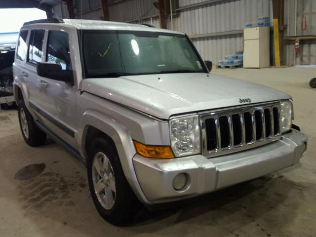 1J8HH48K58C184931 - 2008 JEEP COMMANDER SILVER photo 1