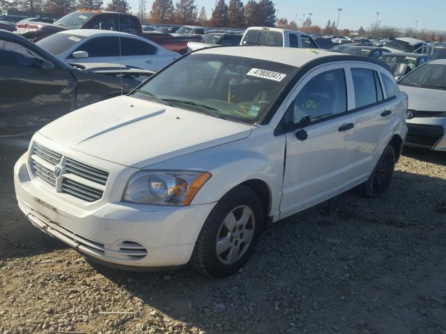 1B3HB28BX8D656503 - 2008 DODGE CALIBER WHITE photo 2