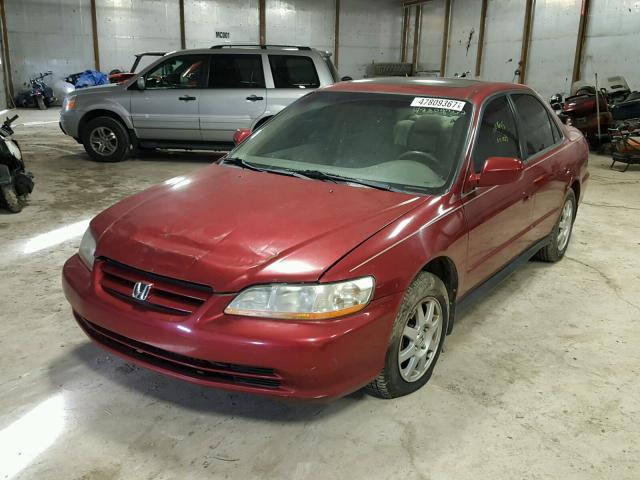 1HGCG56722A137692 - 2002 HONDA ACCORD SE RED photo 2