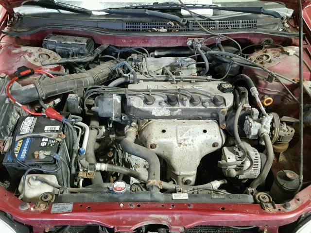 1HGCG56722A137692 - 2002 HONDA ACCORD SE RED photo 6