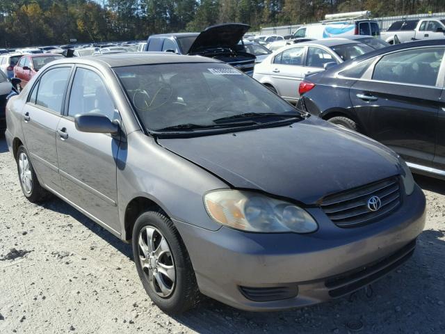 2T1BR32E13C125530 - 2003 TOYOTA COROLLA GRAY photo 1