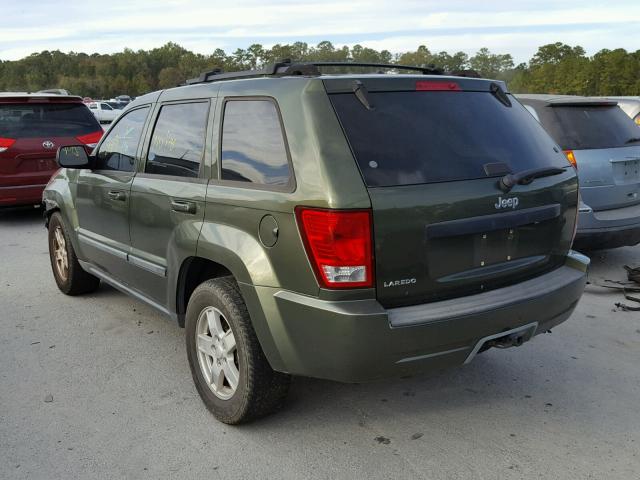 1J8GS48K47C617862 - 2007 JEEP GRAND CHER GREEN photo 3