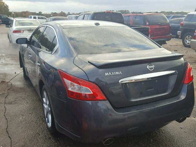 1N4AA5AP8BC823065 - 2011 NISSAN MAXIMA S CHARCOAL photo 3