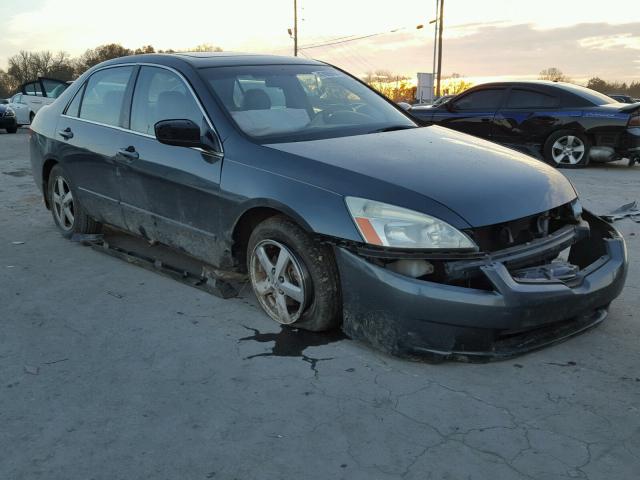 1HGCM56834A167353 - 2004 HONDA ACCORD EX GREEN photo 1