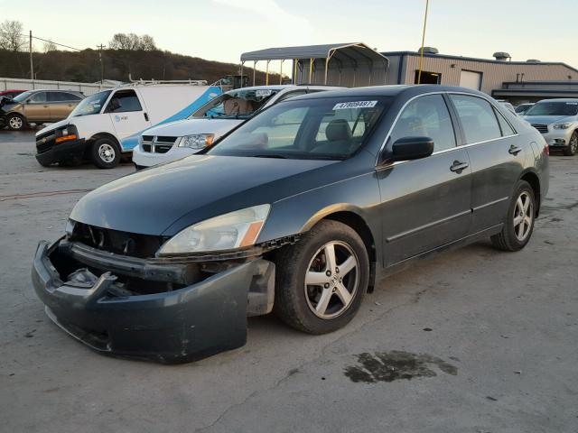 1HGCM56834A167353 - 2004 HONDA ACCORD EX GREEN photo 2