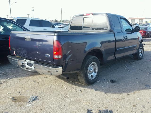 2FTZX17211CA03662 - 2001 FORD F150 BLACK photo 4