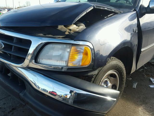 2FTZX17211CA03662 - 2001 FORD F150 BLACK photo 9