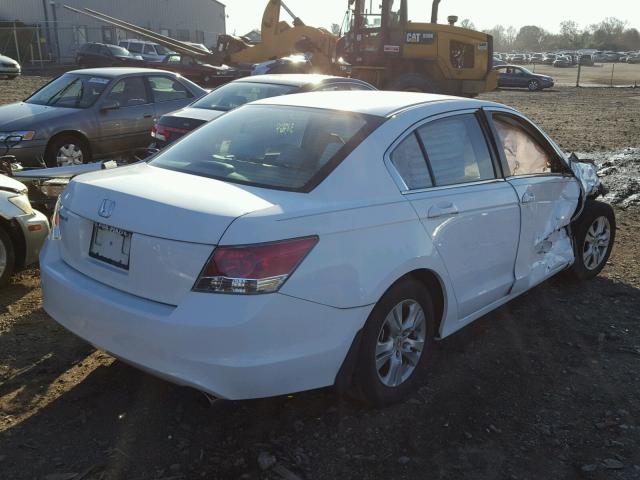 1HGCP26498A157936 - 2008 HONDA ACCORD LXP WHITE photo 4