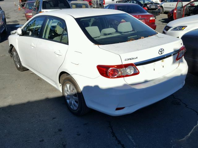 JTDBU4EE6BJ108290 - 2011 TOYOTA COROLLA BA WHITE photo 3