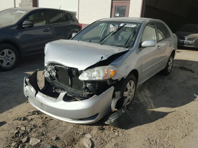 2T1BR32E48C879271 - 2008 TOYOTA COROLLA CE SILVER photo 2