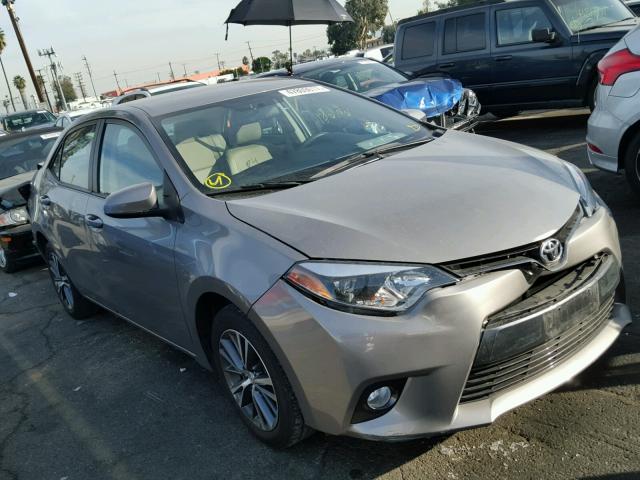 5YFBURHE6GP459969 - 2016 TOYOTA COROLLA L GRAY photo 1