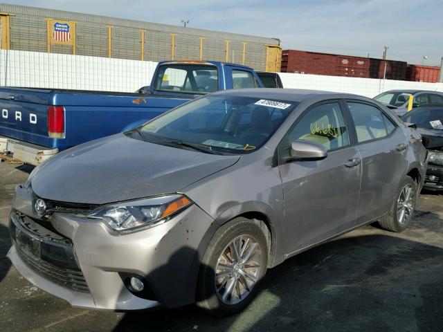 5YFBURHE6GP459969 - 2016 TOYOTA COROLLA L GRAY photo 2