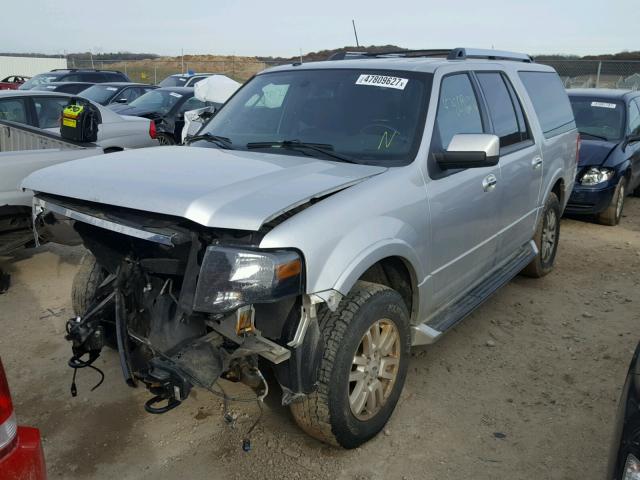 1FMJK2A56CEF33591 - 2012 FORD EXPEDITION SILVER photo 2