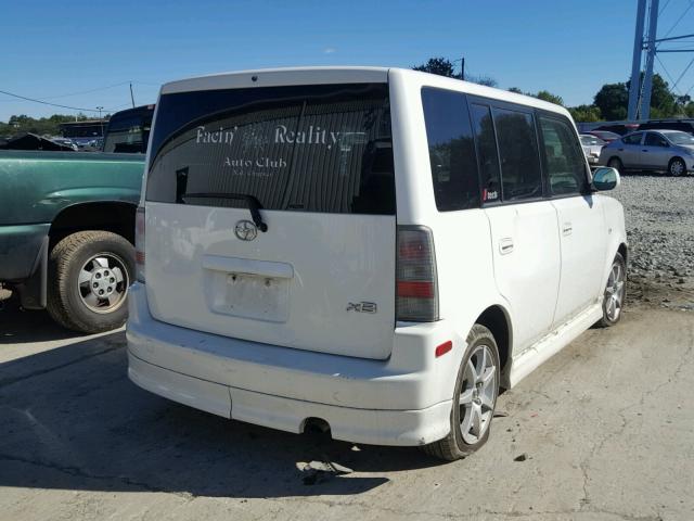 JTLKT334154022450 - 2005 TOYOTA SCION XB თეთრი ფოტო 4