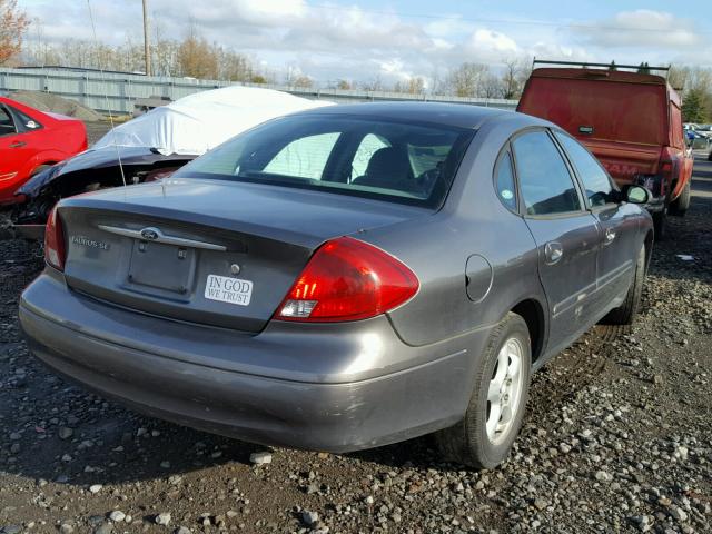 1FAHP53U12G132694 - 2002 FORD TAURUS SE GRAY photo 4