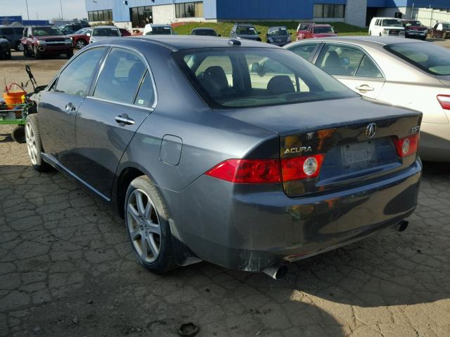 JH4CL96805C013292 - 2005 ACURA TSX GRAY photo 3