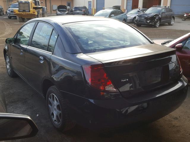 1G8AJ52F75Z124201 - 2005 SATURN ION LEVEL BLACK photo 3