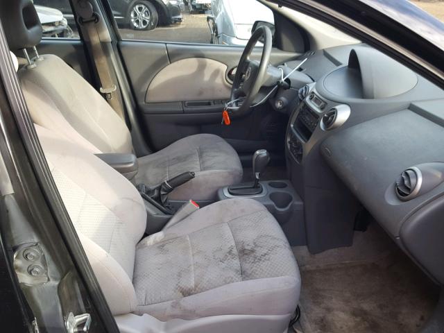 1G8AJ52F75Z124201 - 2005 SATURN ION LEVEL BLACK photo 5