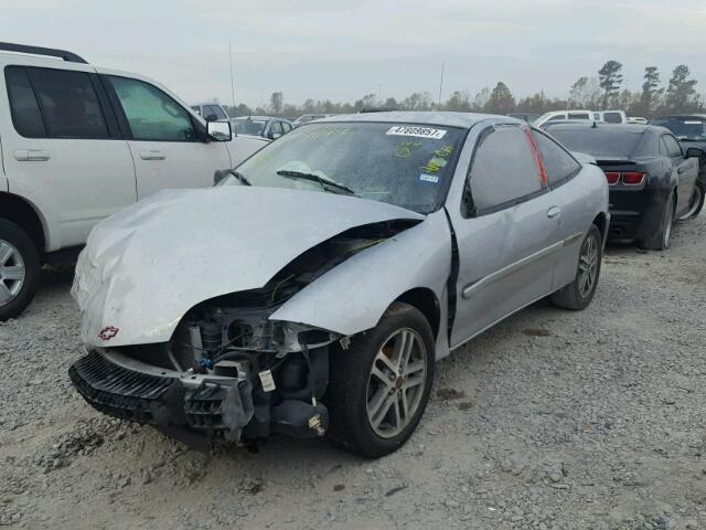 1G1JC124427347447 - 2002 CHEVROLET CAVALIER SILVER photo 2