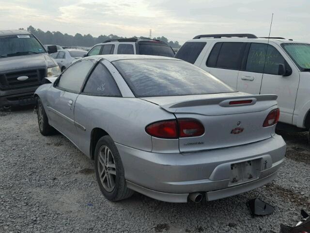 1G1JC124427347447 - 2002 CHEVROLET CAVALIER SILVER photo 3