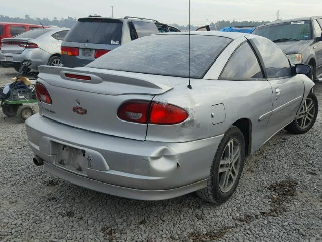 1G1JC124427347447 - 2002 CHEVROLET CAVALIER SILVER photo 4