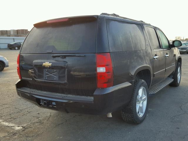 1GNFC16J18R121433 - 2008 CHEVROLET SUBURBAN C BLACK photo 4