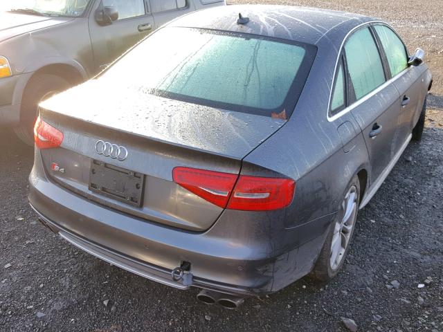 WAUBGAFL7FA022220 - 2015 AUDI S4 PREMIUM GRAY photo 4