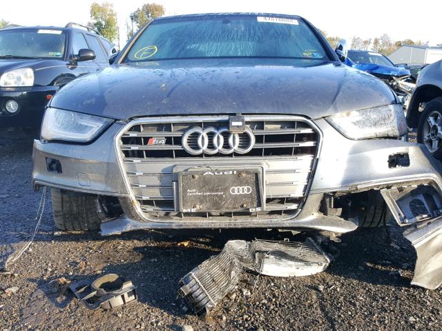 WAUBGAFL7FA022220 - 2015 AUDI S4 PREMIUM GRAY photo 9