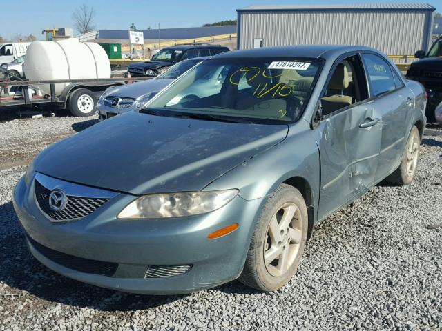 1YVFP80C935M46907 - 2003 MAZDA 6 I GREEN photo 2