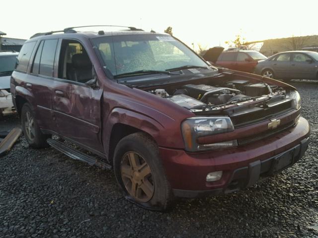 1GNDT13S652320759 - 2005 CHEVROLET TRAILBLAZE BURGUNDY photo 1