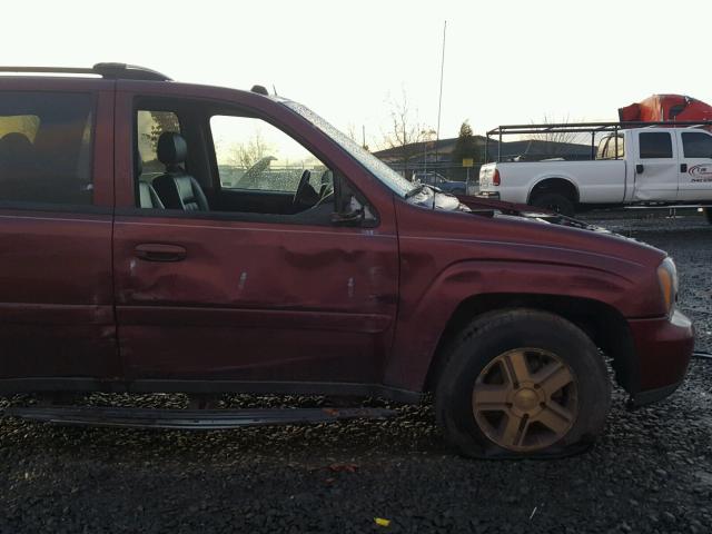 1GNDT13S652320759 - 2005 CHEVROLET TRAILBLAZE BURGUNDY photo 9