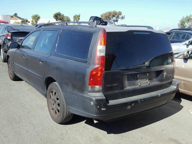 YV1SW61T032293064 - 2003 VOLVO V70 BLACK photo 3