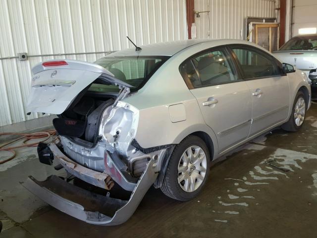 3N1AB6AP1BL671795 - 2011 NISSAN SENTRA 2.0 SILVER photo 4