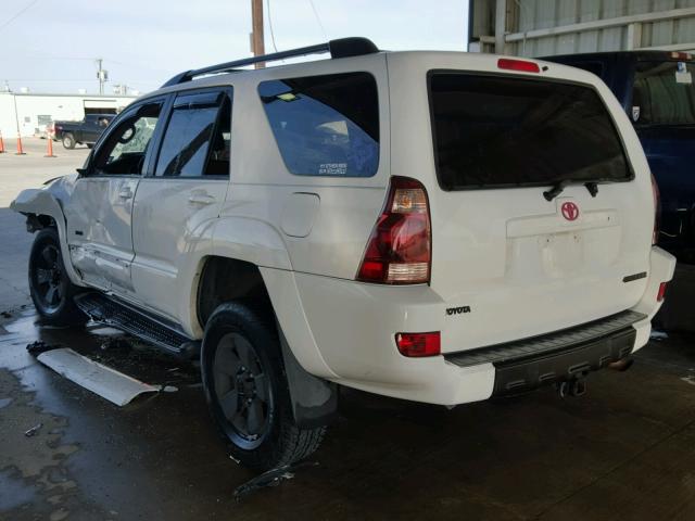 JTEZU14R540017873 - 2004 TOYOTA 4RUNNER SR WHITE photo 3