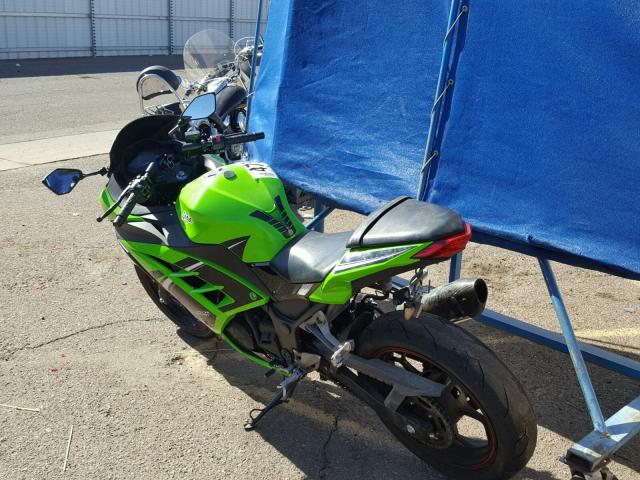 JKAEX8A17EA001598 - 2014 KAWASAKI EX300 A GREEN photo 3