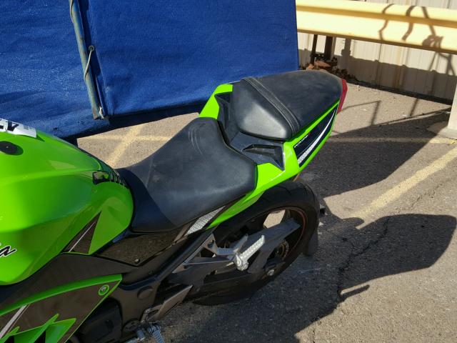 JKAEX8A17EA001598 - 2014 KAWASAKI EX300 A GREEN photo 6