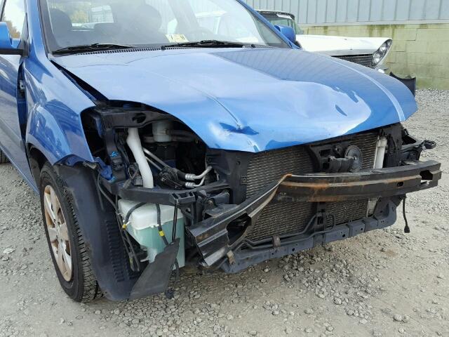 KNADE243596494253 - 2009 KIA RIO 5 SX BLUE photo 9