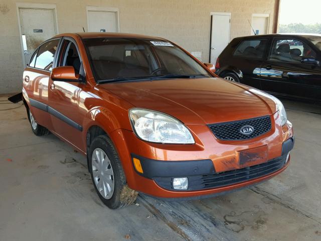 KNADE223496453986 - 2009 KIA RIO BASE ORANGE photo 1