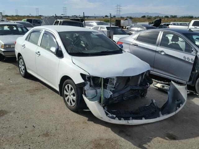 1NXBU4EE2AZ351524 - 2010 TOYOTA COROLLA BA WHITE photo 1